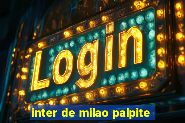 inter de milao palpite